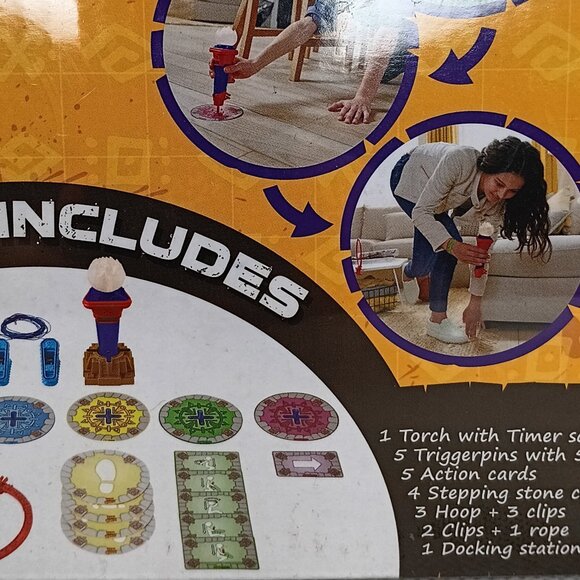 Torch Run Board Game - Free-Running Fun! 5 Obstacle Course Challenges 1+ Players - Picture 5 of 7